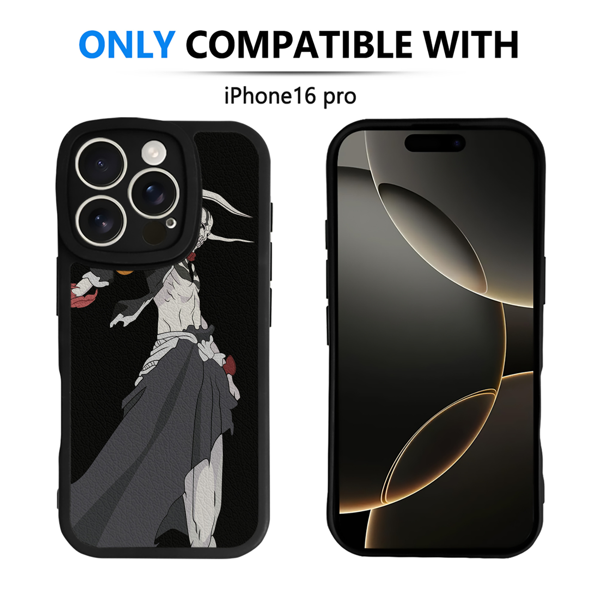 （画像用） ブリーチ BLEACH 【iPhone 16シリーズ対応】シリコンスマホケース（レザー調） 材質：シリコン